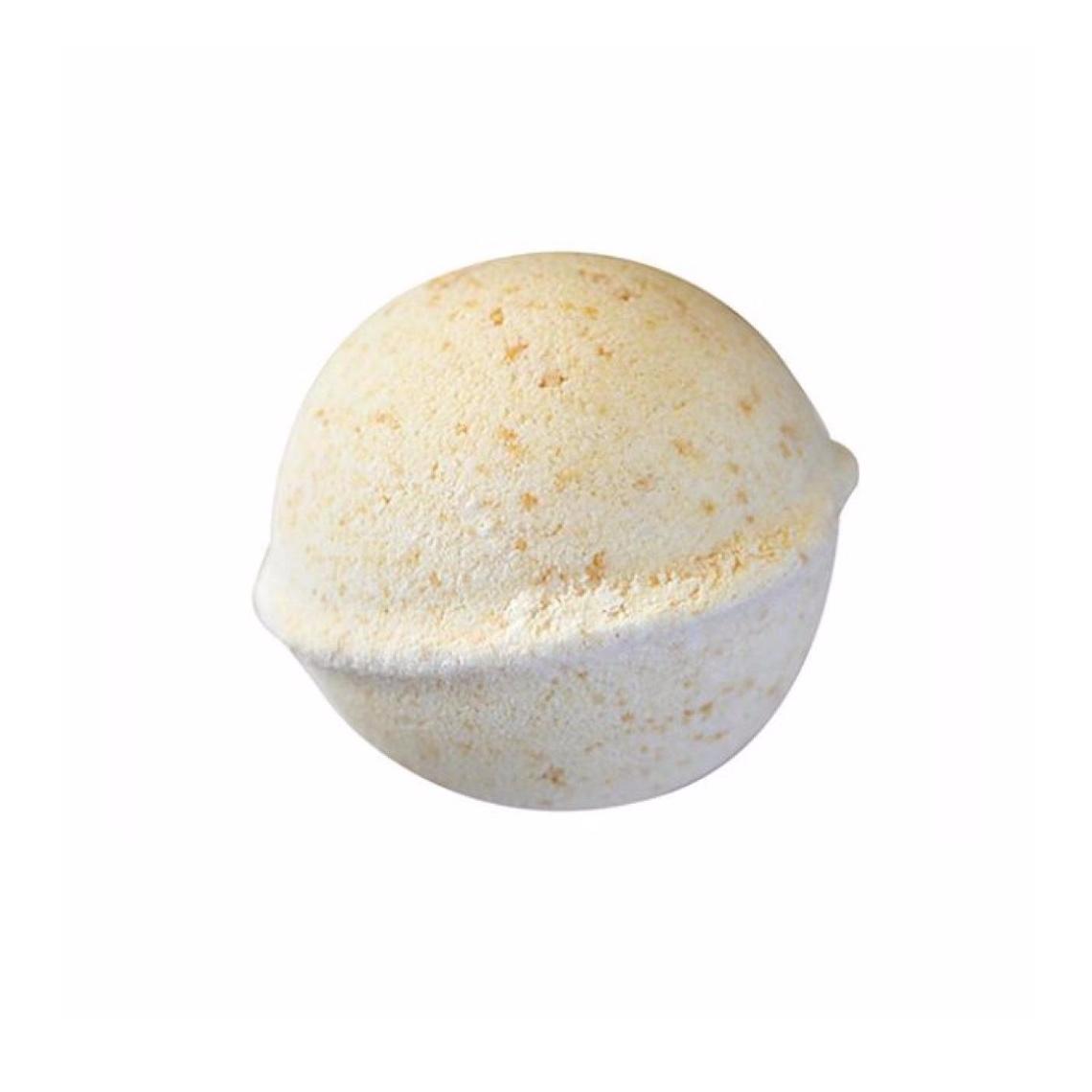 Pale ginger bath bomb.