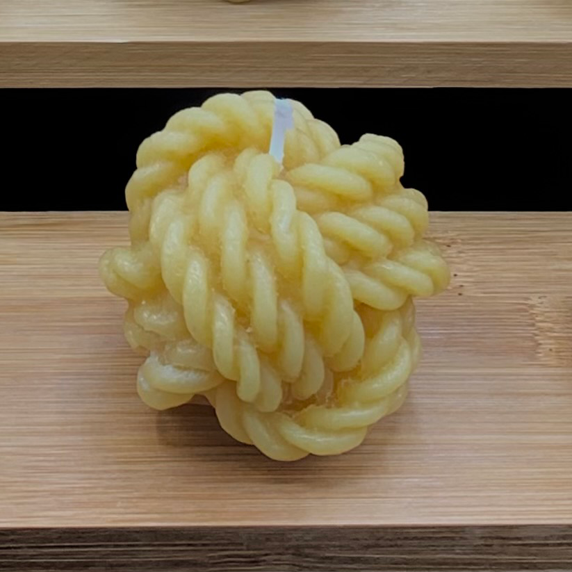 Ball of yarn candle from Elidyr Communities Trust